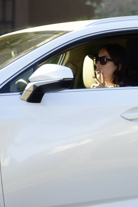 INES DE RAMON Out Driving in Los Angeles 04/09/2024