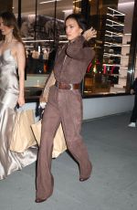 IRINA SHAYK Arrives at Ralph Lauren Fashion Show Afterparty in New York 04/29/2024
