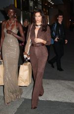 IRINA SHAYK Arrives at Ralph Lauren Fashion Show Afterparty in New York 04/29/2024