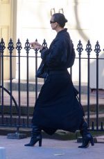 IRINA SHAYK Leaves a School Meeting in New York 04/08/2024