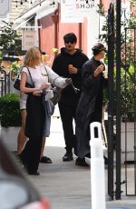 IRINA SHAYK Out with Friends at Country Mart in Brentwood 03/31/2024