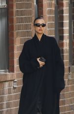 IRINA SHAYK Out with Her Dog in New York 04/04/2024