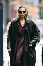 IRINA SHAYK Out with Her Dog in New York 04/20/2024