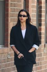 IRINA SHAYK Walks Her Dog Out in West Village 04/23/2024
