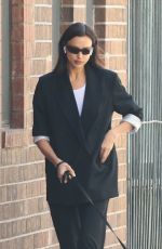IRINA SHAYK Walks Her Dog Out in West Village 04/23/2024