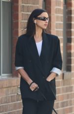 IRINA SHAYK Walks Her Dog Out in West Village 04/23/2024