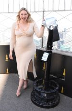 ISKRA LAWRENCE Supports National Infertility Awareness Week at Empire State Building 04/24/2024