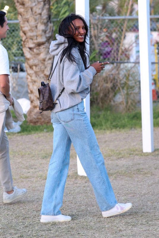 JASMINE TOOKES Arrives at Coachella Festival in Indion 04/13/2024