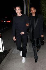 JASMINE TOOKES Arrives at ShoreBar in Los Angeles 04/26/2024