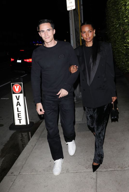JASMINE TOOKES Arrives at ShoreBar in Los Angeles 04/26/2024