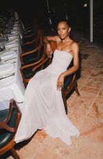 JASMINE TOOKES at Elsa Hosk Hosts Intimate Dinner with Revolve in Beverly Hills 04/28/2024