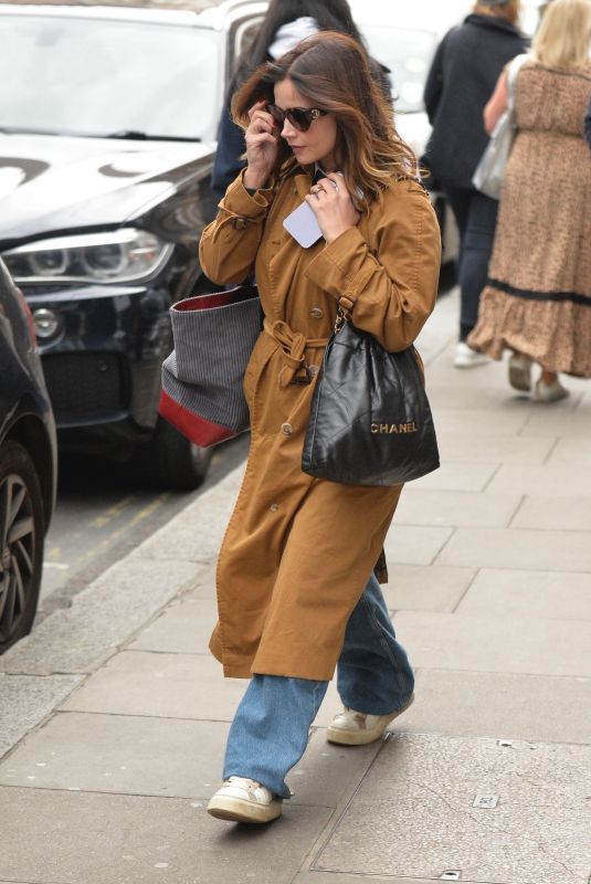 JENNA COLEMAN Out and About in London 04/25/2024