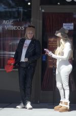 JENNA JAMESON Out on Her 50th Birthday with Her Wife JESSI LAWLESS in Las Vegas 04/09/2024