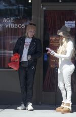 JENNA JAMESON Out on Her 50th Birthday with Her Wife JESSI LAWLESS in Las Vegas 04/09/2024
