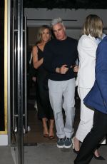 JENNIFER ANISTON Leaves Dinner with Friends at Funke in Beverly Hills 04/19/2024