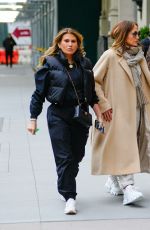 JENNIFER LOPEZ and LOREN RIDINGER Out in New York 04/22/2024