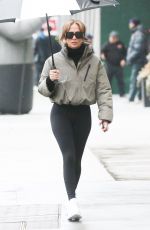 JENNIFER LOPEZ Heading to a Gym in New York 04/01/2024