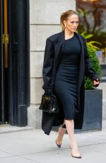 JENNIFER LOPEZ Heading to Dinner in New York 04/21/2024