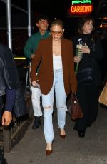 JENNIFER LOPEZ Out for Dinner at Carbone in New York 04/12/2024