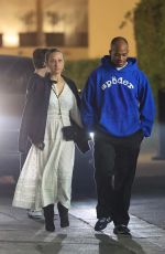JENNIFER MEYER on a Dinner Date in Beverly Hills 04/11/2024