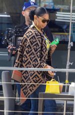 JENNIFER WILLIAMS on the Set of an Unknown Project in Los Angeles 04/03/2024