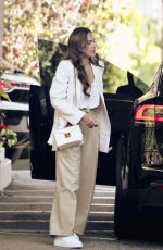 JESSICA ALBA Out for a Meeting at The Beverly Hills Hotel 04/24/2024