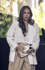 JESSICA ALBA Out for a Meeting at The Beverly Hills Hotel 04/24/2024