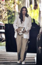 JESSICA ALBA Out for a Meeting at The Beverly Hills Hotel 04/24/2024