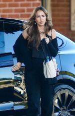 JESSICA ALBA Out for Dinner at Cook Book in Los Angeles 04/10/2024