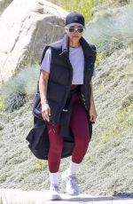 JESSICA ALBA Out Hiking with Friends in Beverly Hills 04/21/2024
