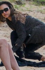 JESSICA ALBA Out with Friends at a Beach in Kauai 04/04/2024