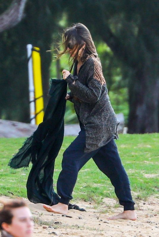 JESSICA ALBA Out with Friends at a Beach in Kauai 04/04/2024