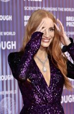 JESSICA CHASTAIN at 10th Breakthrough Prize Ceremony in Los Angeles 04/13/2024