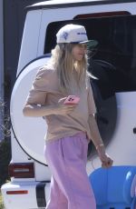 JESSICA HART Arrives at Her Home in Los Feliz 04/01/2024