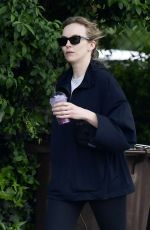 JODIE COMER Out with Her Dog in London 04/18/2024