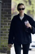 JODIE COMER Out with Her Dog in London 04/18/2024