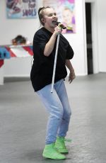 JOJO SIWA at a Concert Rehearsals in Los Angeles 04/09/2024
