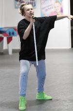 JOJO SIWA at a Concert Rehearsals in Los Angeles 04/09/2024