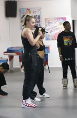 JOJO SIWA Practices for a Concert Alongside Her Dancers in Los Angeles 04/07/2024