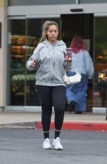 JORDYN WOODS Out at Erewhon for a Smoothie and Snack in Calabasas 04/04/2024