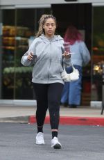 JORDYN WOODS Out at Erewhon for a Smoothie and Snack in Calabasas 04/04/2024