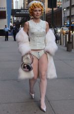 JULIA FOX Arrives at Madison Square Garden in New York 03/31/2024