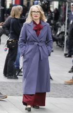 JULIE DELPY and SURANNE JONES on the Set of New Netflix Drama The Choice in London 03/26/2024