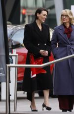 JULIE DELPY and SURANNE JONES on the Set of New Netflix Drama The Choice in London 03/26/2024