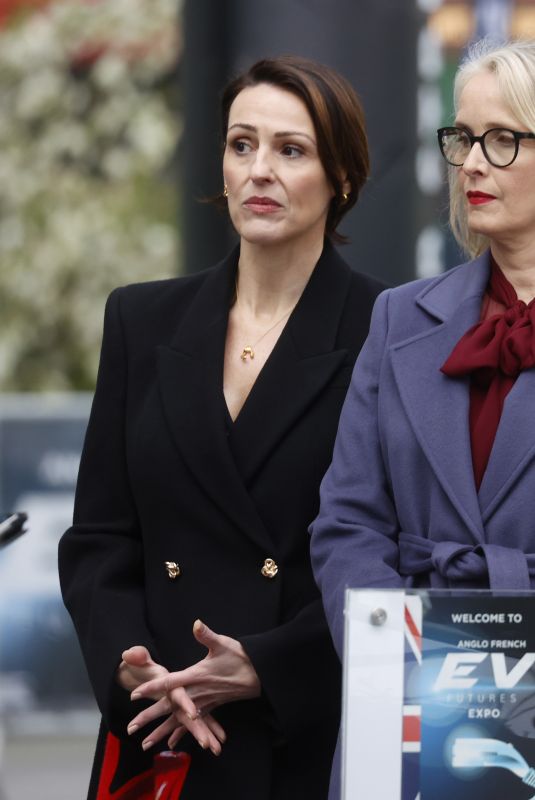 JULIE DELPY and SURANNE JONES on the Set of New Netflix Drama The Choice in London 03/26/2024