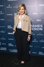 JULIE GAYET at The Art Of James Cameron Exhibition in Paris 04/03/2024