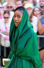 JUSTINE SKYE Arrives at 2024 iHeartRadio Music Awards in Hollywood 04/01/2024