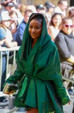 JUSTINE SKYE Arrives at 2024 iHeartRadio Music Awards in Hollywood 04/01/2024