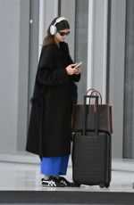 KAIA GERBER Arrives at an Airport in New York 04/03/2024