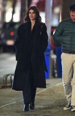 KAIA GERBER Leaves Joyface Bar in New York 04/06/2024